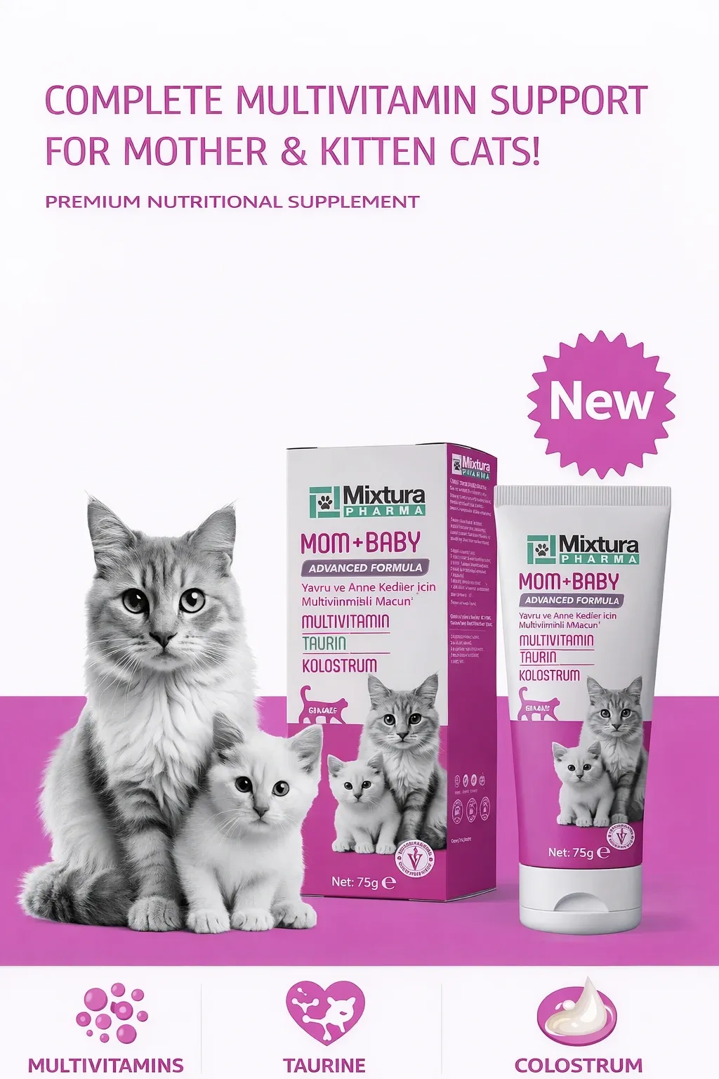 MIXTURA PHARMA Mom And Baby Paste 75 g
