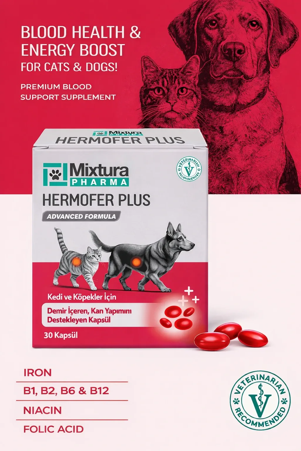 MIXTURA PHARMA HEMOFER PLUS 30 CAPSUL